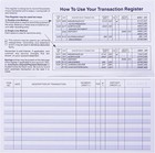 24 Pcs Check Registers For Personal Checkbook  Easy To Read Checkbook Register