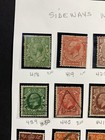 Great Britain Stamps Sideways Watermarks Set Lot  Sg 418   576 cv  643 93