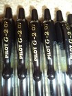 12 Pilot   G-2 G2 Retractable Gel Roller Pens Fine Point 0 7mm Black 31136 31020