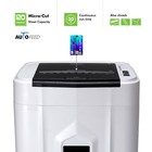Aurora Au120mb 120-sheet Micro-cut Paper Shredder 30 Minutes  white black 
