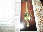 Guide To Macrame  Knots Hh-28 Plus 8 Projects Macrame  Pattern Booklet 