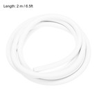 Silicone Foam Seal Strip 11 Mm 2 M 6 5ft Sponge Rubber Cord Solid White