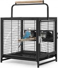 19x15x25in Portable Bird Cage 0 6  Bar Spacing Wrought Iron Flight Cage Parakeet