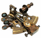 Antique Brass Working Marine Sextant Collectible Vintage Nautical Ship Astrolabe