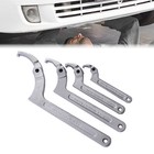 4x Hook   C Pin Wrench Tools Set With C Spanner Tool Kit Set 19 170mm Adjustable
