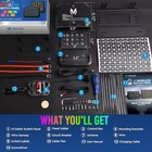 Mictuning Wireless Switch Panel Toggle Led Circuit Switch Control For Aux Lights