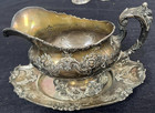 Francis I By Reed And Barton Sterling Silver Gravy Boat And Tray 570a 26 4 Oz