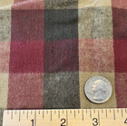 Fabric Quilt Craft Brushed Cotton Multicolor Plaid Check Mauve Green Gold 44x53