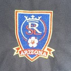 Adidas Rsl Real Salt Lake Full Zip Black Jacket Windbreaker Rain Rdy Mens Xl