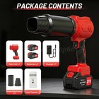 Cordless Leaf Blower 200cfm 110mph   950000 Rpm Electric With 2 Batteries 4 0ah