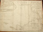 Antique Blueback Nautical Chart Map J w  Norie North Sea Scotland 1840
