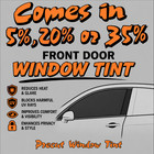 Fits 2025 Ford Ranger Front Door Window Precut Window Tint Kit