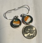 Spiny  Oyster   Turquoise Earrings Sterling Silver 925