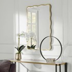 Uttermost 09827 Aneta 36 X 24 Inch Aged Gold Mirror