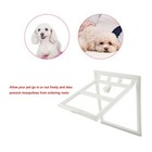 Plastic Pet Dog Puppy Cat Door Locking Safe Flap For Screen Window Gate  whi Lli