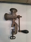 Vintage Enterprise Mfg Co No 5 Tinned Hand Crank Meat  Grinder Made In Usa