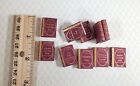 Dollhouse Miniature Book Set X10 Agatha Christie 1 12 Scale Books  blank Inside 