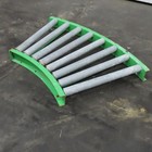45   Curve Gravity Roller Conveyor Section 22  Bf 40-1 2  Long