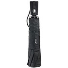 Totes Traveler Black Compact Automatic Open Close Folding Rain Umbrella