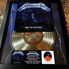Metallica   Ride The Lightning   Platinum Music Award Vinyl Lp Record Cd