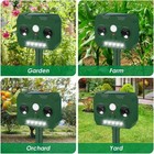 4pack Solar Ultrasonic Animal Repellent Deer Repellent Devices Repellent Outdoor