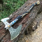 Custom Hand Forged God Of War Kratos Axe With Sheath