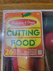 Melissa And Doug Wooden Cutting Food Play Set New Sealed 