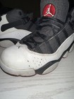 Nike Jordan 6 Rings Bg Boys 4 Youth 3y Black And White 323419-012 Sneakers Shoes