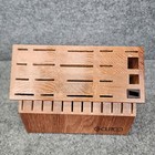 Cutco 32 Slot Signature Set Wood Knife Block Ultimate Kitchen   Made In U s a 