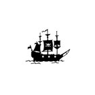 Pirate Ship Vinyl Sticker Decal For Macbook Laptop Car Window Door Wall Decor