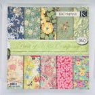 K company Best Of K Designer Paper Pad  360 Sheets Floral Boho  12x12 