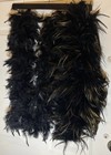 Lot Of 2 Authentic Genuine Real Feather Boas Costume Accessory Runway Boa Vtg