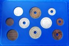 Israel Palestine British Mandate Complete Set Of All 10 Types Of Coins 1927-1946
