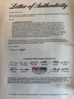 Joe Dimaggio Signed Autographed Stat Sheet Certified Autographs Psa dna Loa Hof