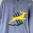 Red Jacket Hoodie Men s Extra Large Deer Blue Pullover Sweatshirt