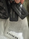 Coach Limited Edition Crystal Jacquard Swinger 20 Shoulder Bag Black 