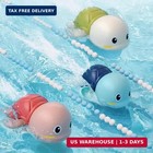 Baby Bath Toys  Wind Up Swimming Turtle Toys For Toddlers  Floating Water Bathtu