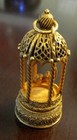 Vintage Max Factor Hypnotique Love Birds Cage Perfume Compact W  Label 1960s