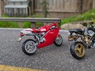 Maisto 1 18 Lot Of 5 Motorbikes Ducati 748  916  996  999  Supersport Loose Good