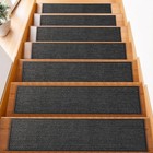Carpet Stair Treads For Wood Steps - 8 x30   15 Pack  Washable Non-slip Runners