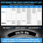 Hyr-a Snow Chains Automatic Tightening Tire Chains For Pickup Truck Off-road Suv