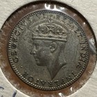 1943-i East Africa Lion Silver 50 Cents High Grade Coin