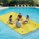 12x4 7ft Yellow Floating Lily Pad water Mat Tear Proof Xpe Foam For Pool  Park