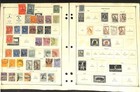 Uruguay Stamp Collection On 25 Scott International Pages  1877-1950  bj 