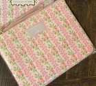 Yoobi Loveshackfancy Target Pink Floral 1  3-ring Binder And Accessory Pouch