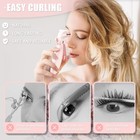 Heated  Curler 2 Temps rechargeable Usb-c   pink-b