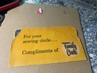 Vintage Advertising Thorofare  Stores Sewing Needle Book Japan