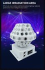 Led Stage Light Rgb Dmx Controlled Rotating Disco Dj Party Magic Ball Strobe