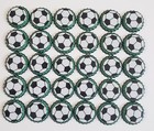100 Soccer Beer Bottle Caps Homebrewing Oxygen Absorbing Crown Caps Home Brew