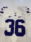 Game Worn Used Nike Kansas State Wildcats Ksu  Football Jersey Size 40  36